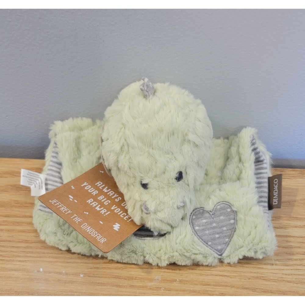 DEMDACO Hug it Better Jeffery the Dinosaur Plush Ice Pack Boo-Boo Wrap NWT